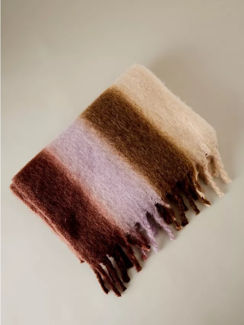 BY ANTHROPOLOGIE BRUSHED WOVEN SCARF: VERTICAL MULTI-STRIPE EDITION NWT - Picture 2 of 3
